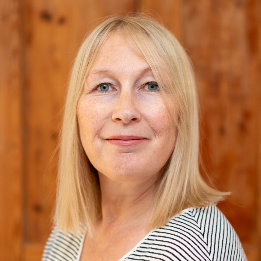 Portrait of Alison Greig smiling